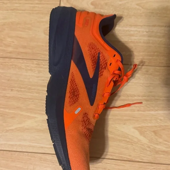 Brooks Men's Athletic Shoes - Orange and Navy - Picture 3 of 5